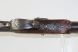 ENGRAVED and CARVED EUROPEAN Antique JAEGER Style .61 Cal. Percussion Rifle With Beautifully Carved Stag on the Underside of the Stock! - 7 of 20