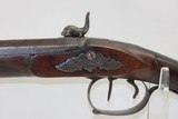 ENGRAVED and CARVED EUROPEAN Antique JAEGER Style .61 Cal. Percussion Rifle With Beautifully Carved Stag on the Underside of the Stock! - 17 of 20
