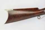 SYRACUSE, NY Antique J.H. RECTOR Half-Stock BACK ACTION .41 Caliber RIFLE - 3 of 19