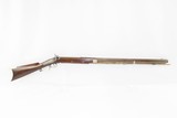 SYRACUSE, NY Antique J.H. RECTOR Half-Stock BACK ACTION .41 Caliber RIFLE - 2 of 19