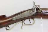 SYRACUSE, NY Antique J.H. RECTOR Half-Stock BACK ACTION .41 Caliber RIFLE - 4 of 19