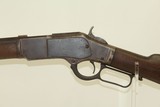 LONG BARREL Antique WINCHESTER 1873 .44 WCF Rifle Iconic Repeating Rifle Chambered In .44-40 Winchester Center Fire - 5 of 24