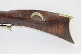 JS BAKER Antique PHILADELPHIA, PENNSYLVANIA FLINTLOCK Smoothbore LONG RIFLE
Full-Stock PENNSYLVANIA SMOOTHBORE - 14 of 18