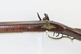 JS BAKER Antique PHILADELPHIA, PENNSYLVANIA FLINTLOCK Smoothbore LONG RIFLE
Full-Stock PENNSYLVANIA SMOOTHBORE - 15 of 18