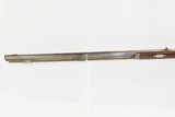 Antique SILVER INLAID Half-Stock .35 Caliber Percussion American LONG RIFLE Kentucky Style Long Rifle with German Silver Décor! - 15 of 17