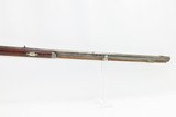 Antique SILVER INLAID Half-Stock .35 Caliber Percussion American LONG RIFLE Kentucky Style Long Rifle with German Silver Décor! - 5 of 17