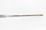 Antique SILVER INLAID Half-Stock .35 Caliber Percussion American LONG RIFLE Kentucky Style Long Rifle with German Silver Décor! - 11 of 17