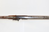 Antique SILVER INLAID Half-Stock .35 Caliber Percussion American LONG RIFLE Kentucky Style Long Rifle with German Silver Décor! - 10 of 17