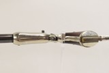 Antique J. STEVENS & Co. NEW MODEL First Issue LONG-BARRELED “Pocket Rifle” PLATED BRASS FRAME With Matching Shoulder Stock! - 7 of 17