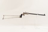 Antique J. STEVENS & Co. NEW MODEL First Issue LONG-BARRELED “Pocket Rifle” PLATED BRASS FRAME With Matching Shoulder Stock! - 14 of 17