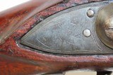 BRITISH 1781 Dated EAST INDIA COMPANY Marked PERCUSSION Conversion Musket JOHN GILL Marked with EIC Heart Logo and BAYONET! - 5 of 19