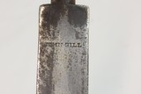 BRITISH 1781 Dated EAST INDIA COMPANY Marked PERCUSSION Conversion Musket JOHN GILL Marked with EIC Heart Logo and BAYONET! - 17 of 19