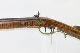 Antique A.S. JOY Marked Full-Stock .38 Cal. PERCUSSION American LONG RIFLE Kentucky Style Long Rifle Made in PITTSBURG, PENNSYLVANIA! - 17 of 20