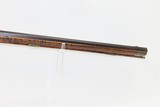 Antique A.S. JOY Marked Full-Stock .38 Cal. PERCUSSION American LONG RIFLE Kentucky Style Long Rifle Made in PITTSBURG, PENNSYLVANIA! - 7 of 20