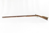 Antique A.S. JOY Marked Full-Stock .38 Cal. PERCUSSION American LONG RIFLE Kentucky Style Long Rifle Made in PITTSBURG, PENNSYLVANIA! - 15 of 20