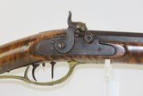 Antique A.S. JOY Marked Full-Stock .38 Cal. PERCUSSION American LONG RIFLE Kentucky Style Long Rifle Made in PITTSBURG, PENNSYLVANIA! - 5 of 20