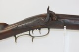 Antique BACK ACTION Half-Stock .38 Caliber Percussion American LONG RIFLE Kentucky Long Rifle with HENRY PARKER Lock! - 4 of 18