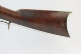 Antique BACK ACTION Half-Stock .38 Caliber Percussion American LONG RIFLE Kentucky Long Rifle with HENRY PARKER Lock! - 14 of 18