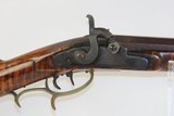 Antique S. SMALL Marked Half-Stock .40 Cal. Percussion American LONG RIFLE PENNSYLVANIA Style OHIO Made Long Rifle! - 4 of 18