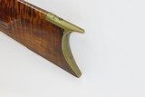 Antique S. SMALL Marked Half-Stock .40 Cal. Percussion American LONG RIFLE PENNSYLVANIA Style OHIO Made Long Rifle! - 18 of 18