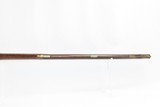JOHN SOWERS Antique FLINTLOCK American Full Stock LONG RIFLENice, Striped Maple Stock w Brass Hardware! - 6 of 16