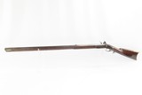 JOHN SOWERS Antique FLINTLOCK American Full Stock LONG RIFLENice, Striped Maple Stock w Brass Hardware! - 11 of 16