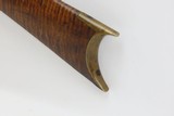 Antique BACK ACTION Half Stock PERCUSSION Long Rifle with H. GANO & Co Lock Kentucky Style Long Rifle Made Circa 1850! - 20 of 20