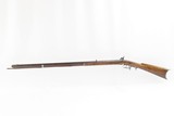 Antique BACK ACTION Half Stock PERCUSSION Long Rifle with H. GANO & Co Lock Kentucky Style Long Rifle Made Circa 1850! - 14 of 20