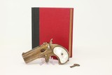 “TWIN BARREL JUSTICE” Remington DOUBLE DERINGER Hidden Book-Cased REMINGTON Pistol! - 2 of 18
