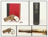 “TWIN BARREL JUSTICE” Remington DOUBLE DERINGER Hidden Book-Cased REMINGTON Pistol! - 1 of 18
