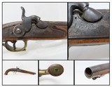 Circa 1720s DUTCH Pistol by NICOLAS JAMPSIN BOSSET A LIEGE .62 Cal Antique