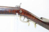 BEAUTIFUL Striped Maple Stock “KENTUCKY” Long Rifle .30 Caliber Antique Small Caliber “Squirrel Rifle” with JOSEPH MANTON LOCK! - 16 of 19