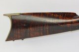 BEAUTIFUL Striped Maple Stock “KENTUCKY” Long Rifle .30 Caliber Antique Small Caliber “Squirrel Rifle” with JOSEPH MANTON LOCK! - 3 of 19