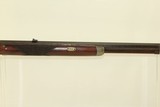 Nice ENGRAVED Schuetzen Percussion TARGET RIFLE 19th Century Long Range Competition Style Rifle - 6 of 23