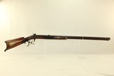 Nice ENGRAVED Schuetzen Percussion TARGET RIFLE 19th Century Long Range Competition Style Rifle - 3 of 23