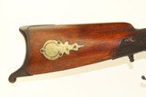 Nice ENGRAVED Schuetzen Percussion TARGET RIFLE 19th Century Long Range Competition Style Rifle - 4 of 23