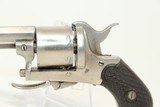 TINY 6-Shot GERMAN Antique .22 Short Double Action Pocket Revolver Late-1800s Folding Trigger Mid-19th European Sidearm - 3 of 16