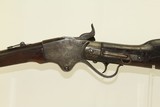 HAND-CHECKERED BURNSIDE-SPENCER 1865 SRCarbine Antique Saddle Ring Carbine Made in Providence, RI - 21 of 23