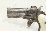 DENVER J.P. LOWER CASED ENGRAVED REM DERINGER
Rare Cased, Engraved Remington Double Deringer! - 6 of 14