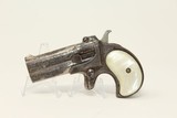 DENVER J.P. LOWER CASED ENGRAVED REM DERINGER
Rare Cased, Engraved Remington Double Deringer! - 4 of 14
