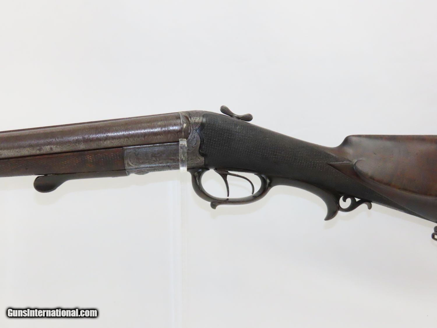 Engraved WILHELM COLLATH of GERMANY Side by Side HAMMERLESS Shotgun C&R ...