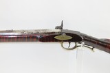 EARLY AMERICAN Antique MILITIA-Type MUSKET/FOWLING PIECE Smoothbore .63 Kentucky Style Smoothbore Long Rifle! - 14 of 17