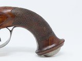 EUROPEAN Antique ENGRAVED Large Bore “Manstopper” BELT Pistol 1830s Belgian Made Self-defense Pistol! - 14 of 16