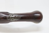 BALOCHE of PARIS Antique SILVER Mounted FLINTLOCK Officer’s PISTOL 18th Century “1st French Colonial Empire” Flintlock Pistol - 9 of 17