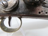 RARE Early 1800s IRISH W. & J. RIGBY Antique “MAN-STOPPER” Flintlock Pistol DUBLIN, IRELAND Made Antique Flintlock Pistol - 4 of 16