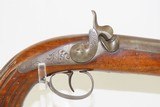 Pair of ORNATE & ENGRAVED Antique 1850s Back Action PERCUSSION Belt Pistols With Ottoman Kubar Style Double Holster! - 5 of 24