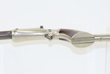 BRITISH PROOFED Antique J. STEVENS & Co. NEW MODEL First Issue Pocket Rifle NICKEL PLATED BRASS FRAME & Matching Shoulder Stock! - 8 of 20