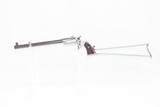BRITISH PROOFED Antique J. STEVENS & Co. NEW MODEL First Issue Pocket Rifle NICKEL PLATED BRASS FRAME & Matching Shoulder Stock! - 1 of 20