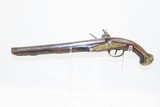 ORNATE Antique FLINTLOCK Belt Pistol Pirate Colonial European .67 Caliber 18th Century Fighting Pistol! - 13 of 17