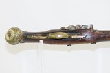 ORNATE Antique FLINTLOCK Belt Pistol Pirate Colonial European .67 Caliber 18th Century Fighting Pistol! - 7 of 17